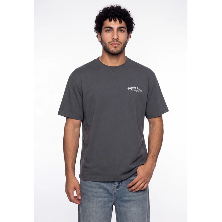 Polera Angeles Hombre Gris Melange 2