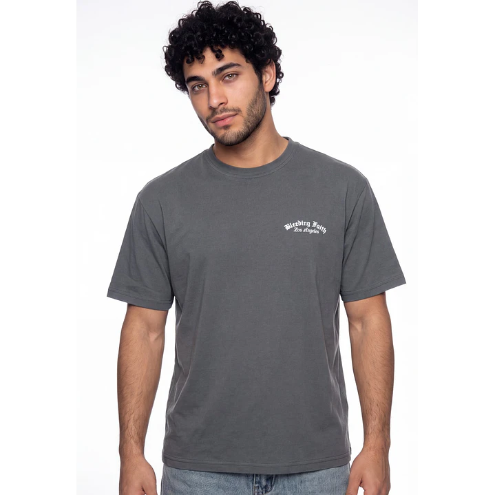 Polera Angeles Hombre Gris Melange 4