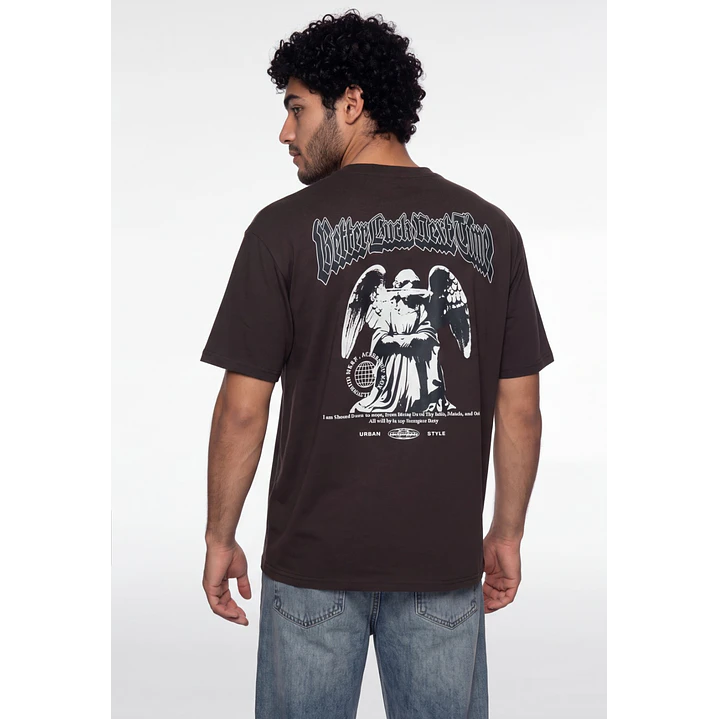 Polera Angeles Hombre Café 1