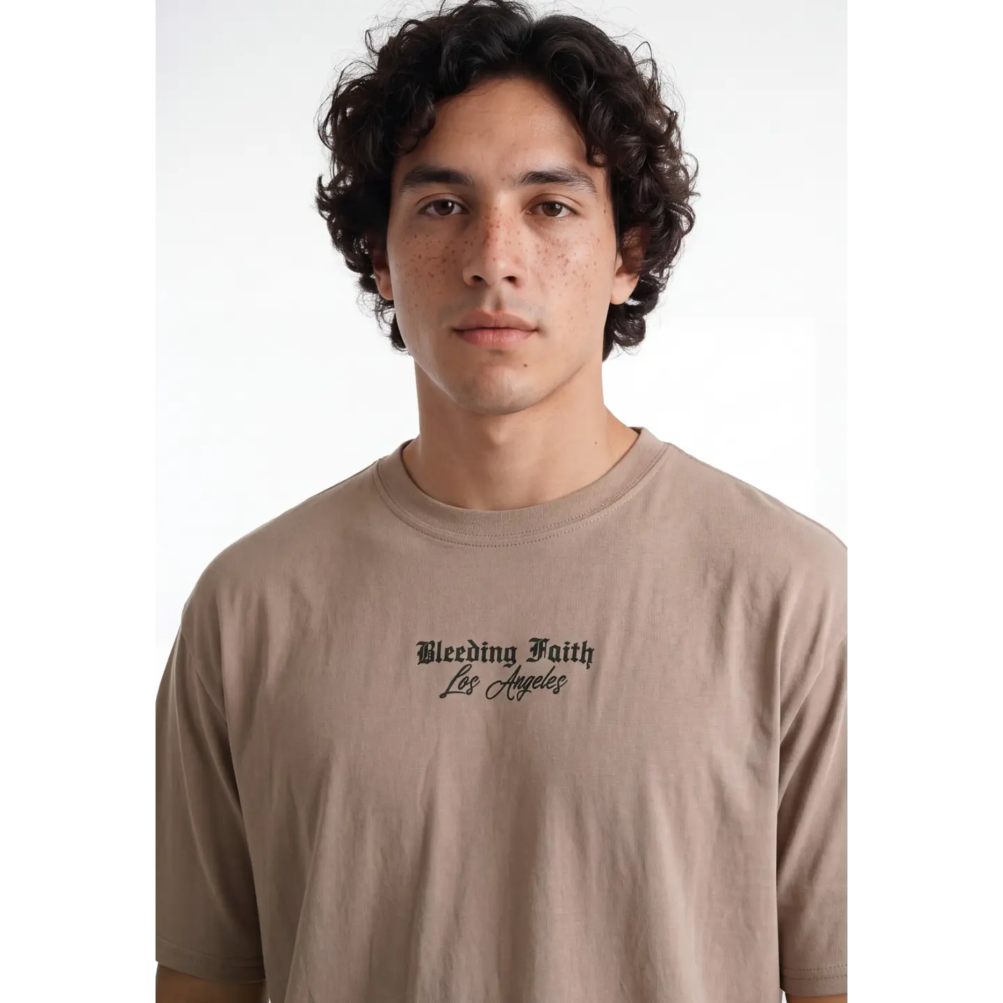 Polera Angeles Hombre Beige 4