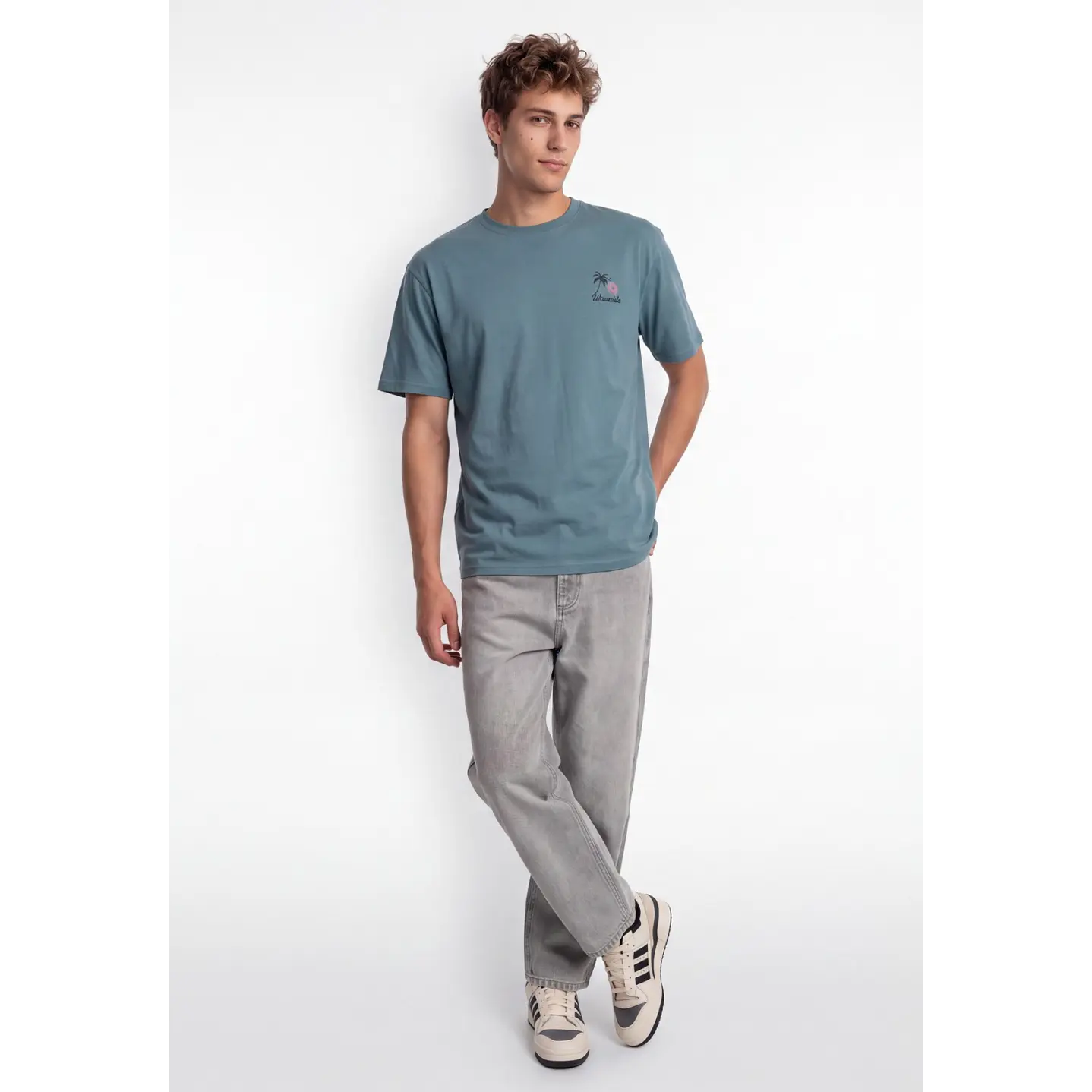 Polera Playero Hombre Verde 3