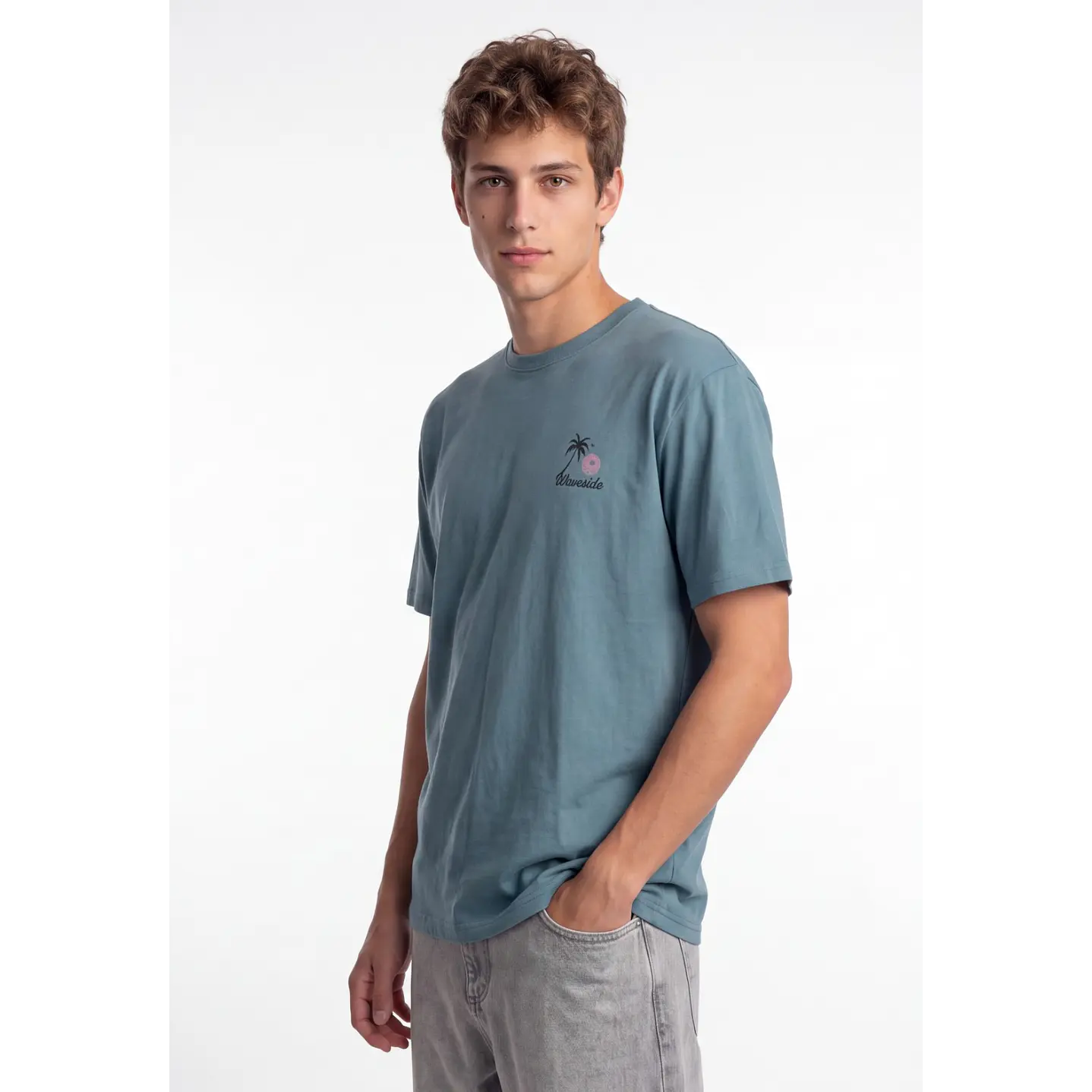 Polera Playero Hombre Verde 4