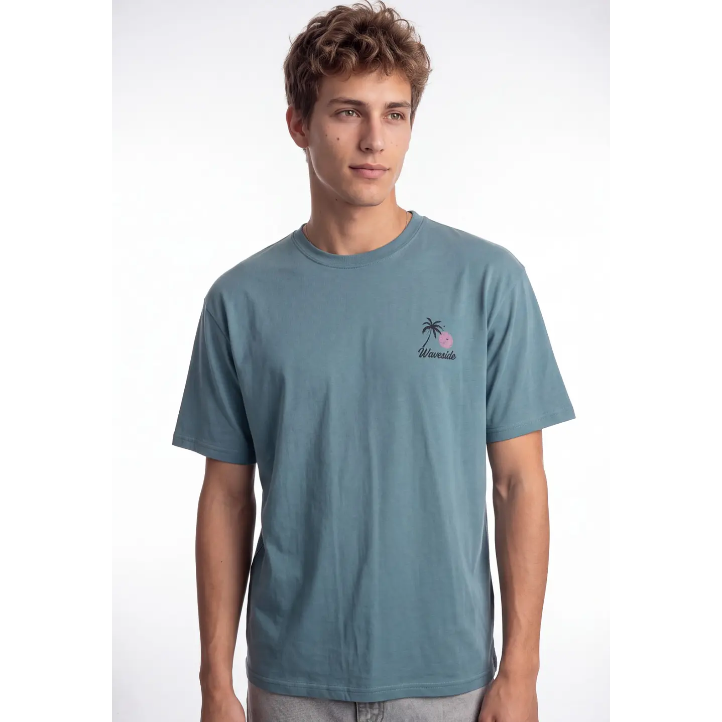 Polera Playero Hombre Verde 2