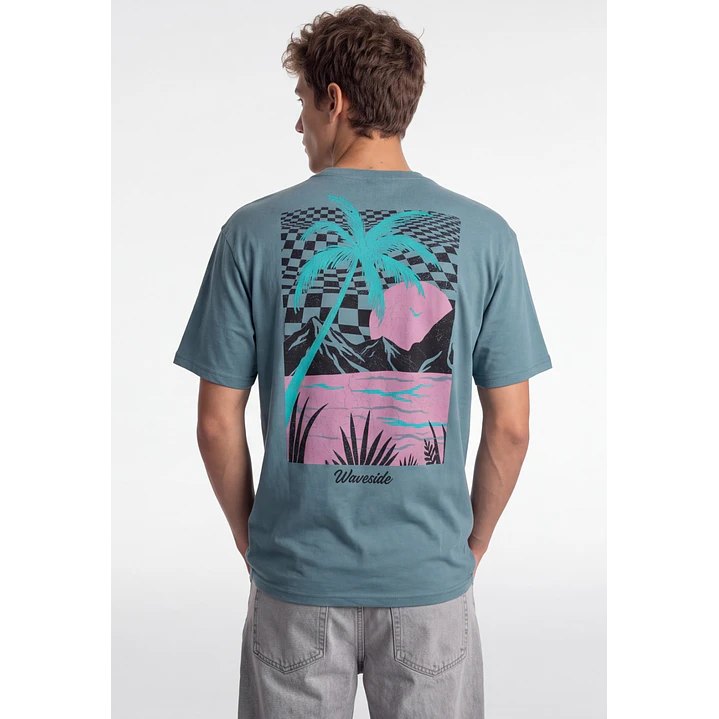 Polera Playero Hombre Verde 1