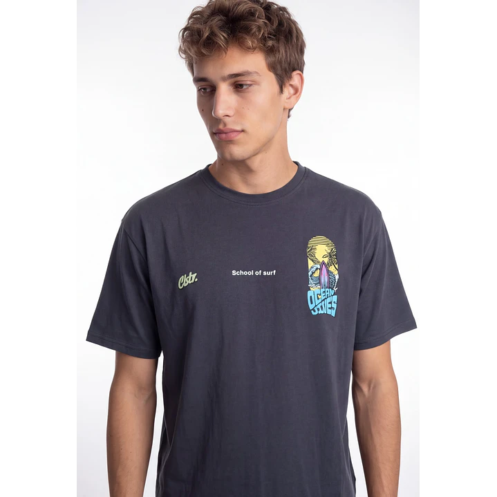 Polera Ocean Hombre Gris 4