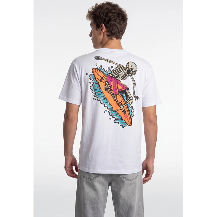 Polera Surf Hombre Blanco 1