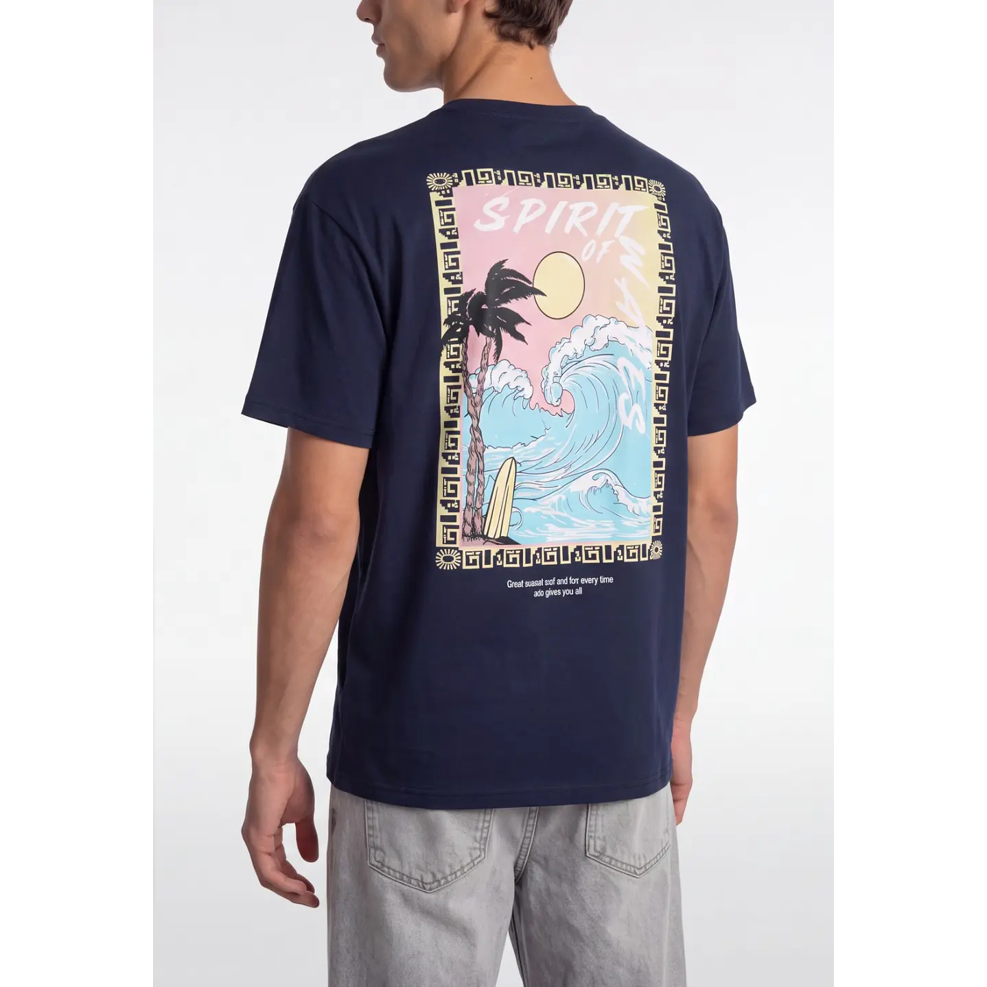 Polera Spirit Hombre Azul 1