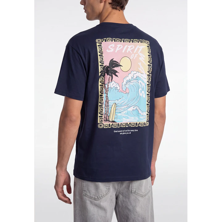 Polera Spirit Hombre Azul 1