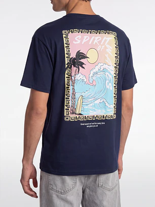 Polera Spirit Hombre Azul
