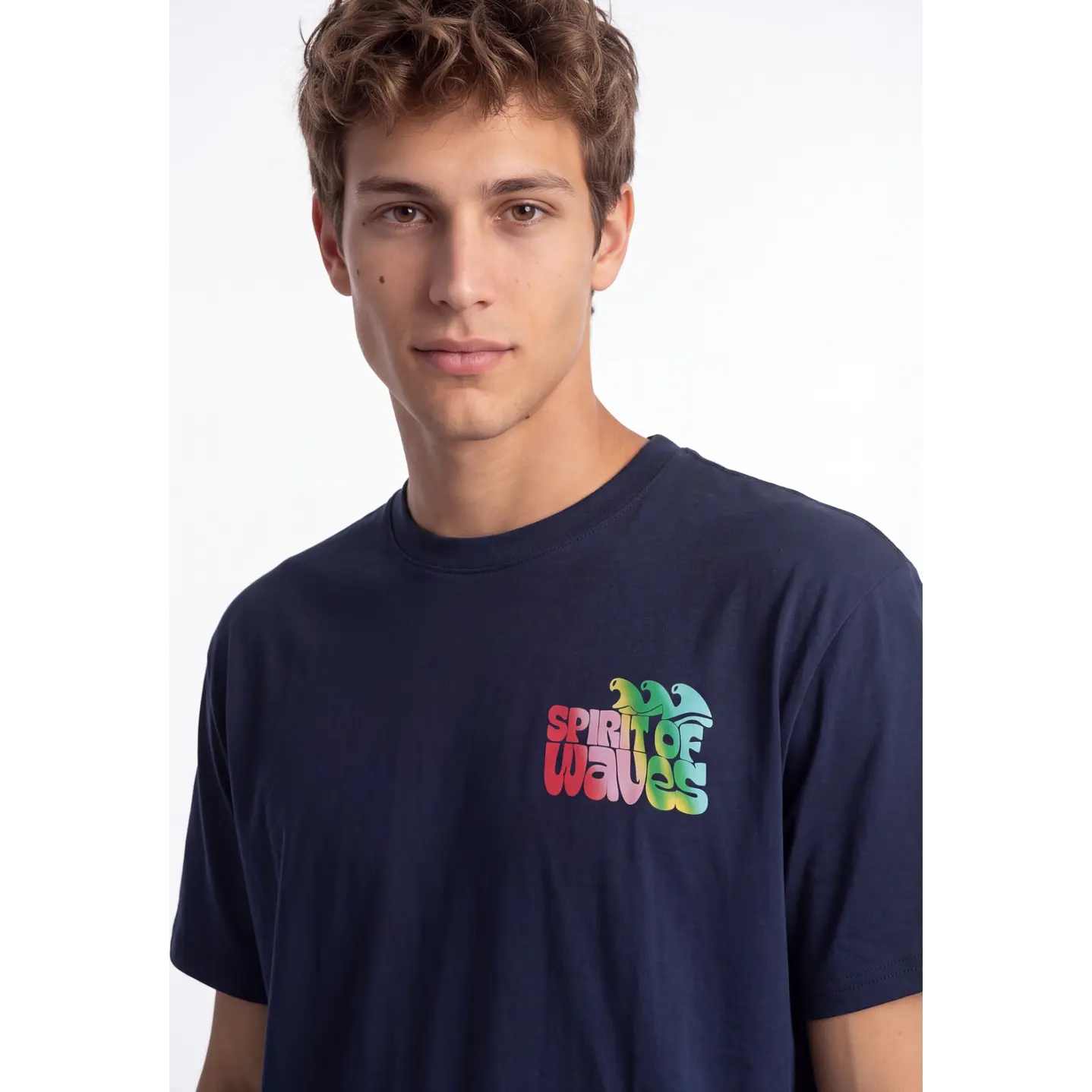 Polera Spirit Hombre Azul 4