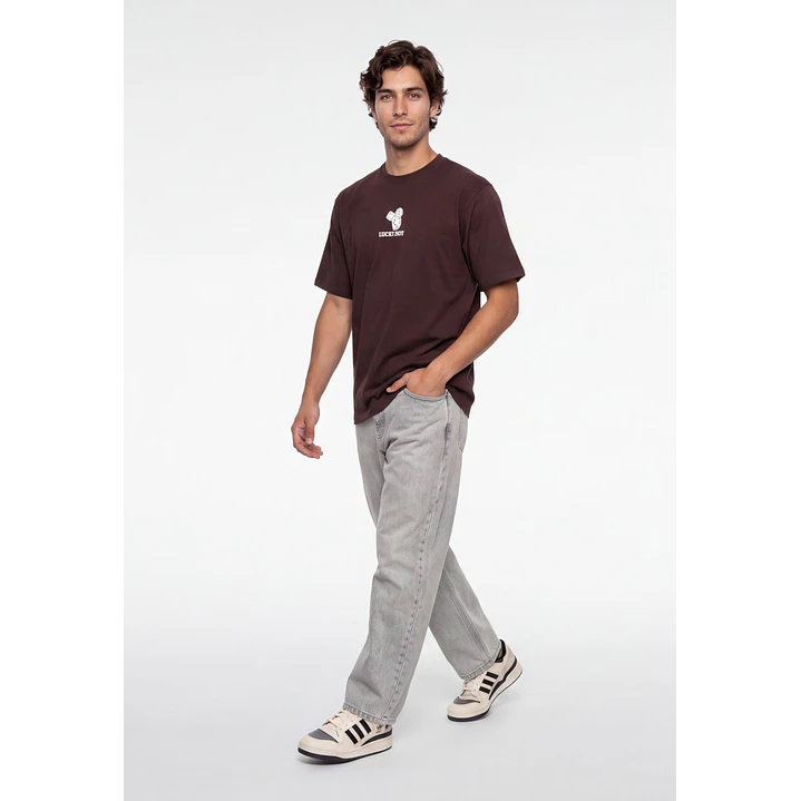 Polera Lucky Hombre Café 3