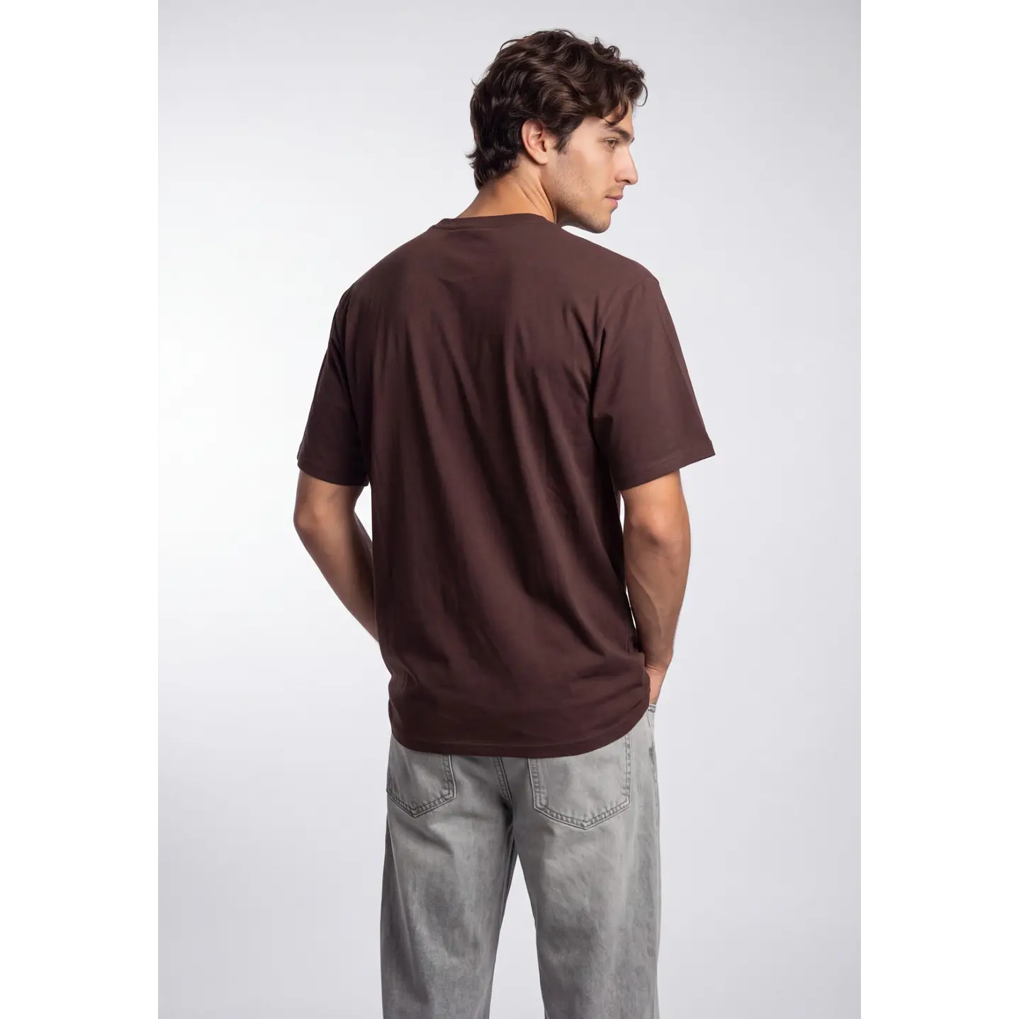 Polera Lucky Hombre Café 2