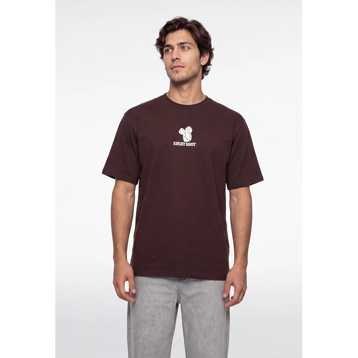Polera Lucky Hombre Café 1