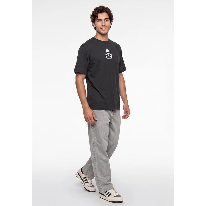 Polera Ruthless Hombre Gris 3