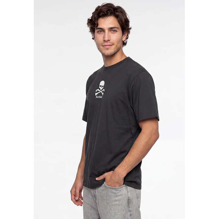 Polera Ruthless Hombre Gris 1