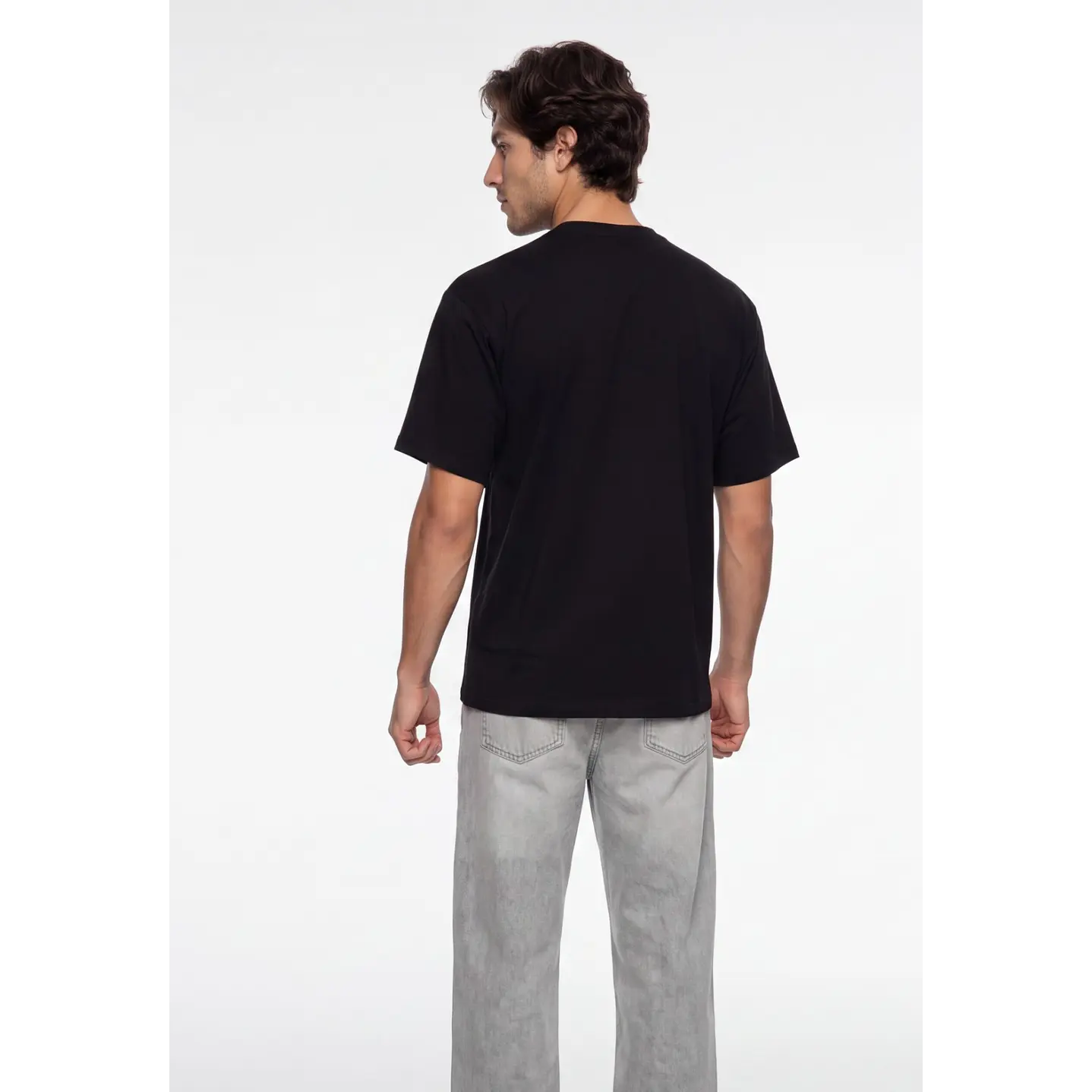 Polera Broken Hombre Negro 2