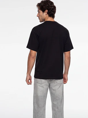 Polera Broken Hombre Negro