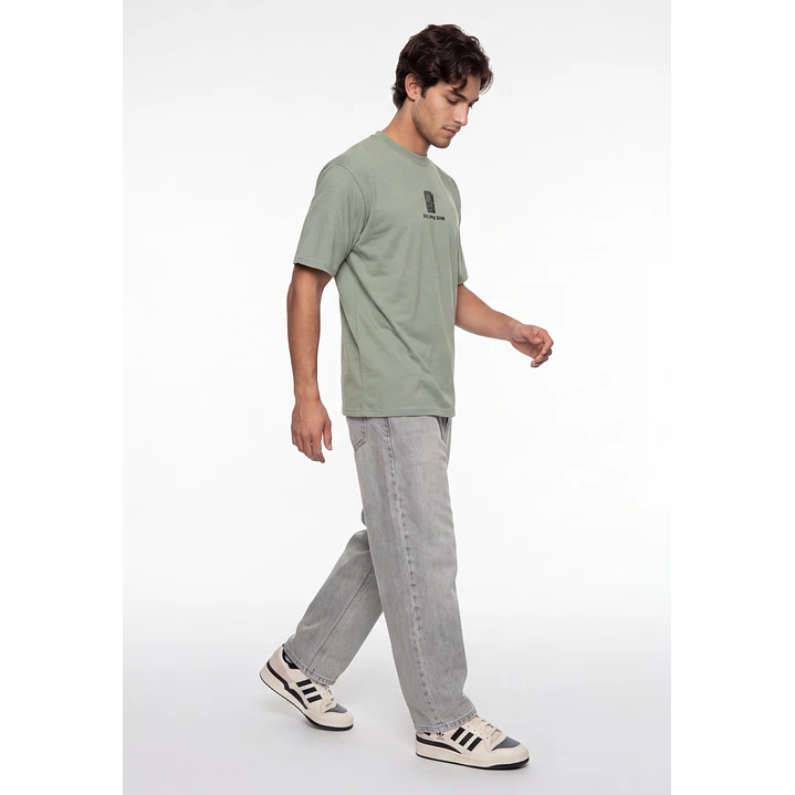 Polera Spin Hombre Verde 3