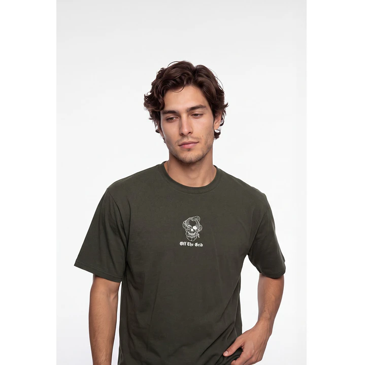 Polera Off Hombre Verde 4