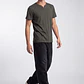 Polera Botones Hombre Verde - Miniatura 1