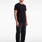 Polera Botones Hombre Negro - Miniatura 1