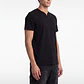 Polera Botones Hombre Negro - Miniatura 3