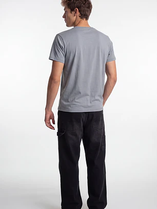 Polera Botones Hombre Gris
