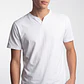 Polera Botones Hombre Blanco - Miniatura 1