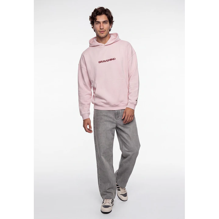 Polerón Street Hombre Rosado 3