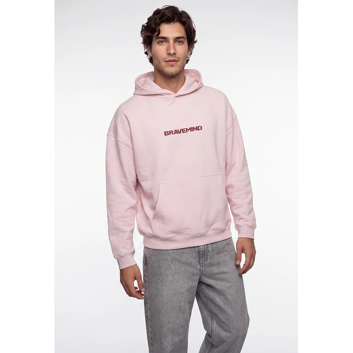 Polerón Street Hombre Rosado 2