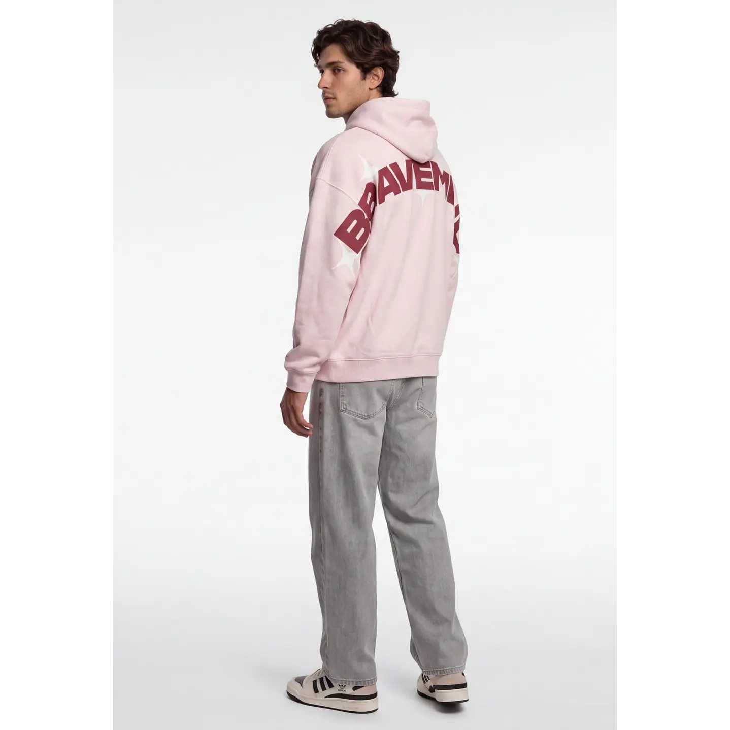 Polerón Street Hombre Rosado 1