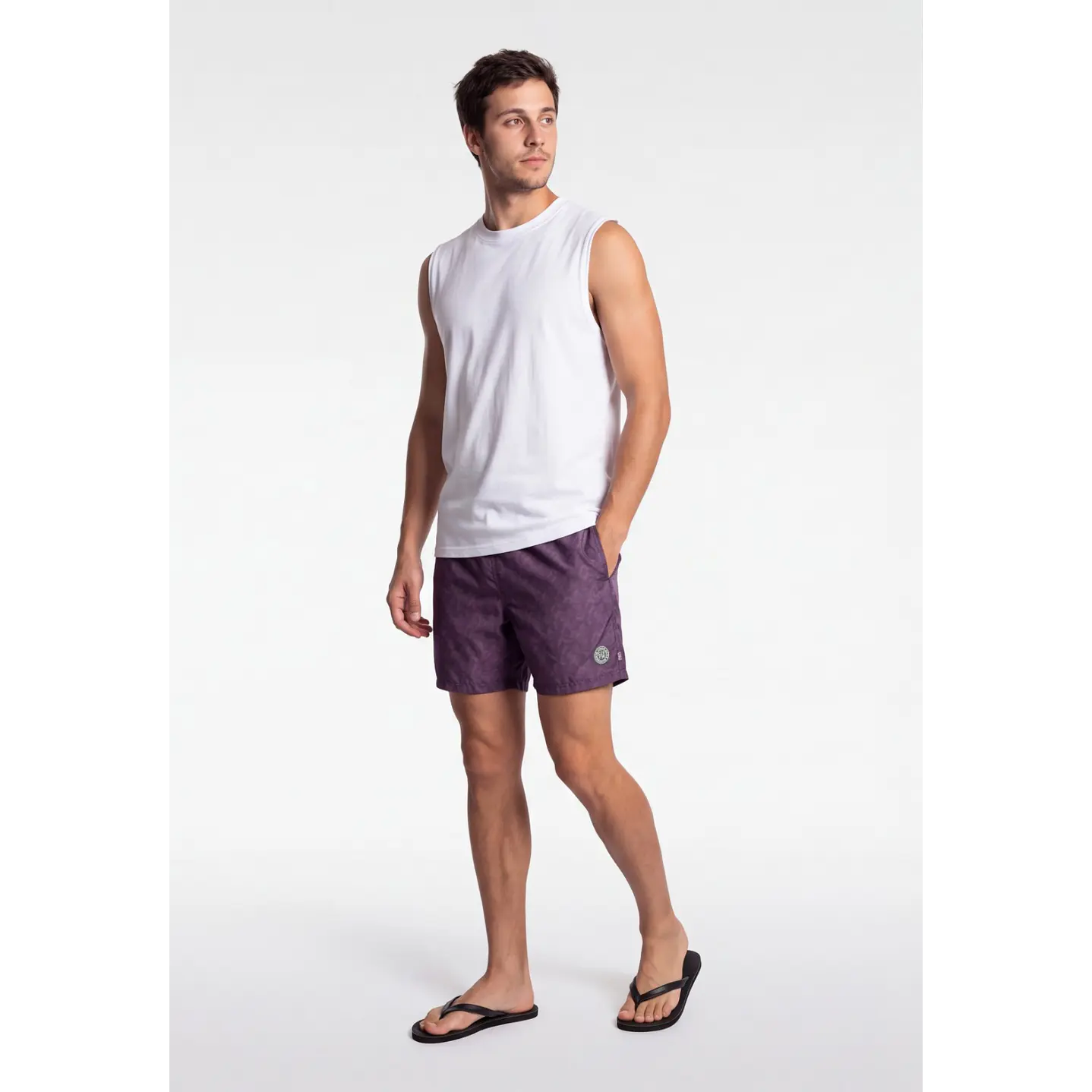 Traje De Baño Hombre Lila 3