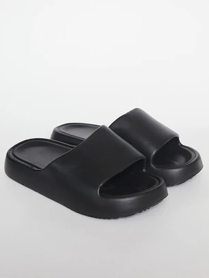Zueco Slippers Soft Mujer Negro