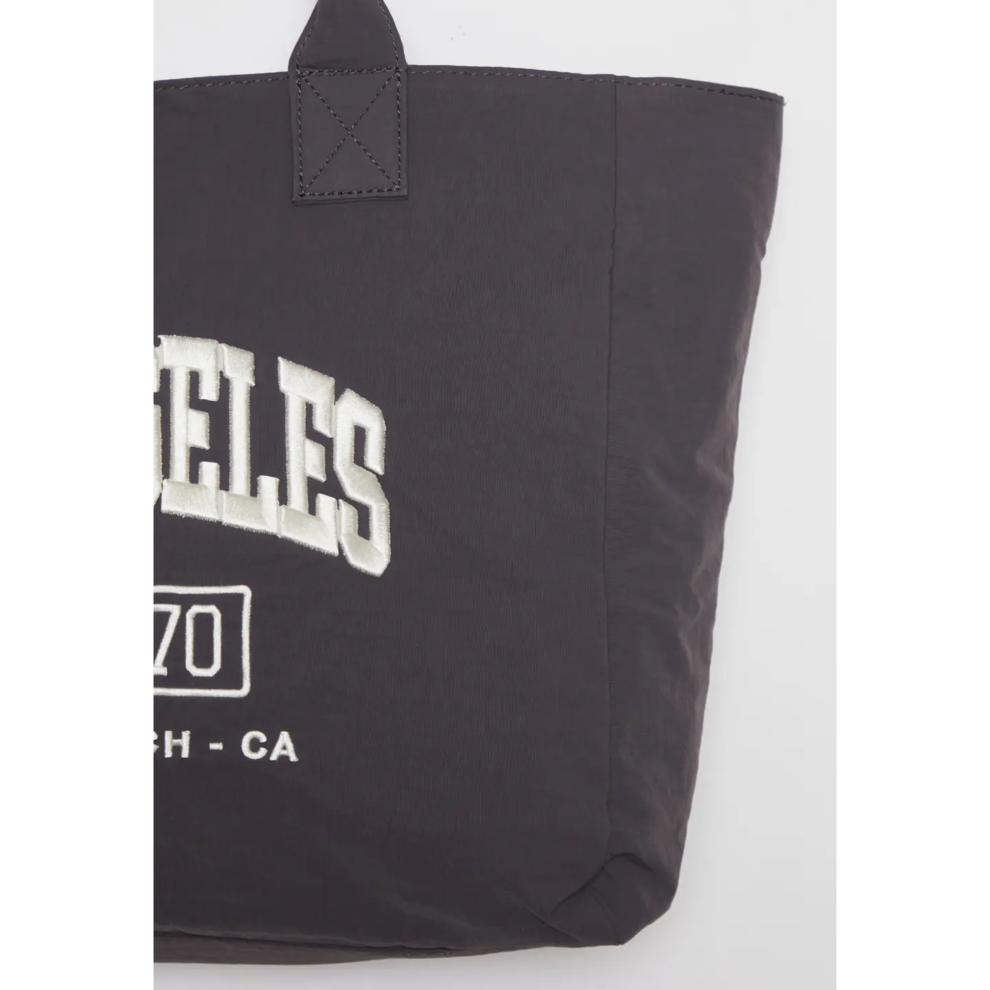 Cartera Tela Mujer Gris 3