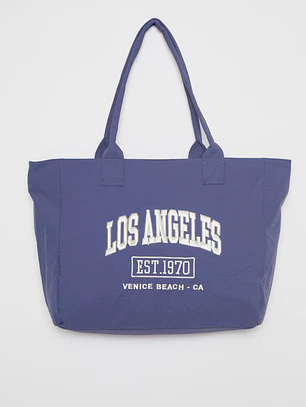 Cartera Tela Mujer Azul