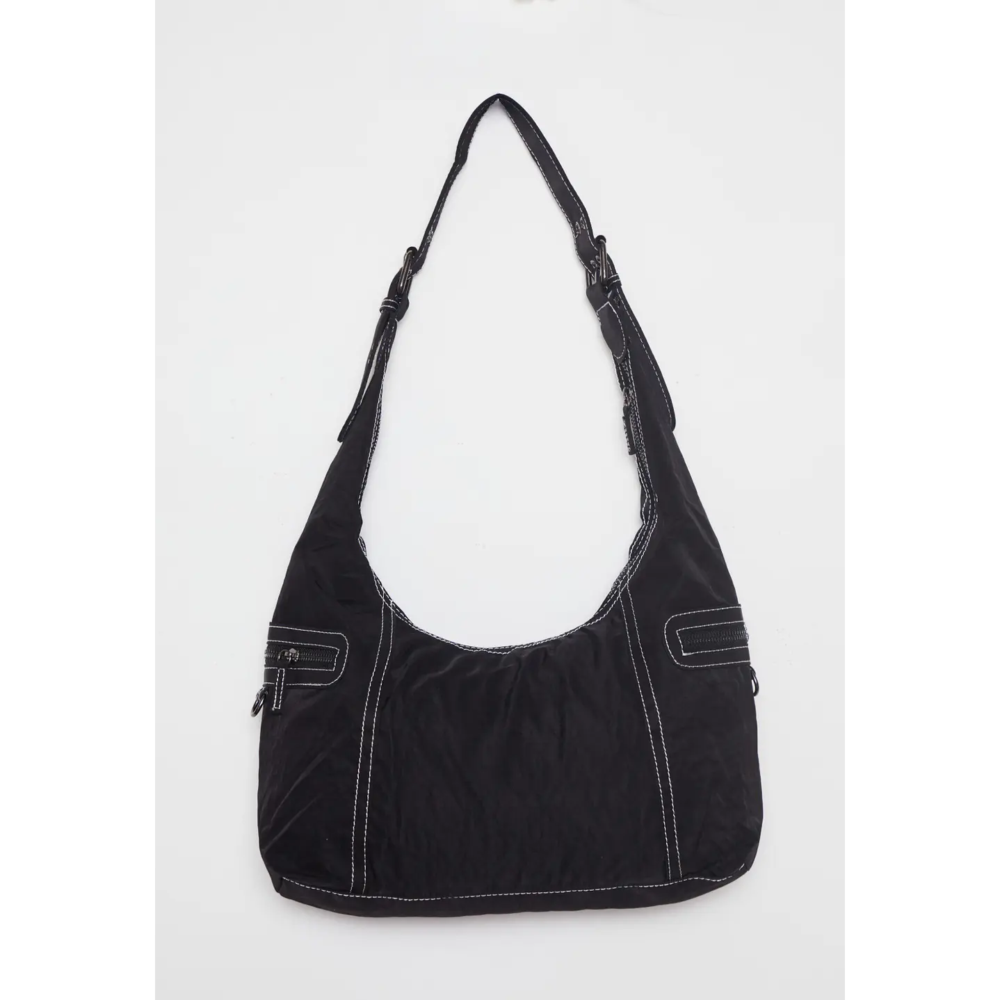 Cartera Tela Mujer Negro 1