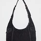 Cartera Tela Mujer Negro - Miniatura 1