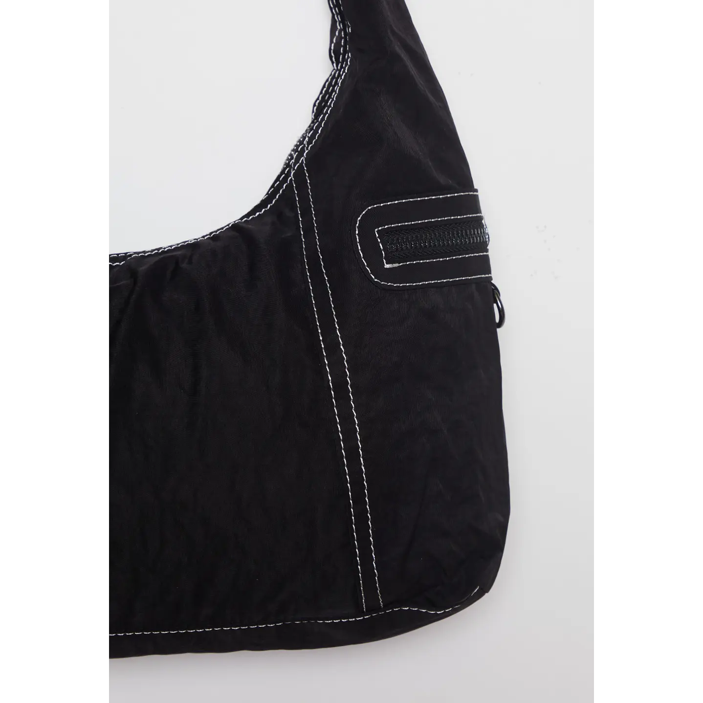 Cartera Tela Mujer Negro 3