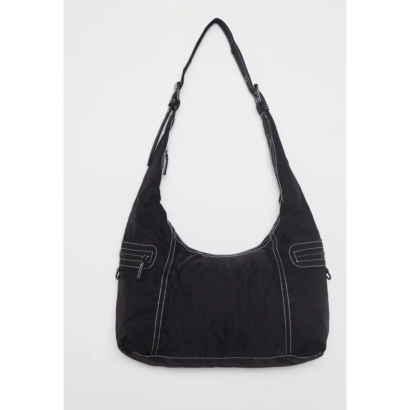 Cartera Tela Mujer Negro 2