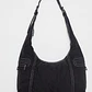 Cartera Tela Mujer Negro - Miniatura 2