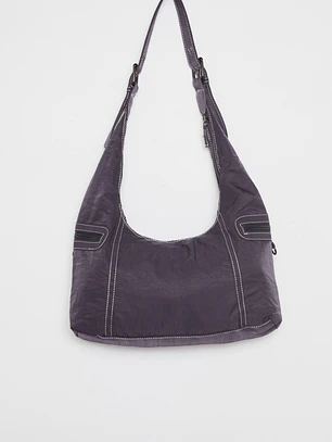 Cartera Tela Mujer Gris