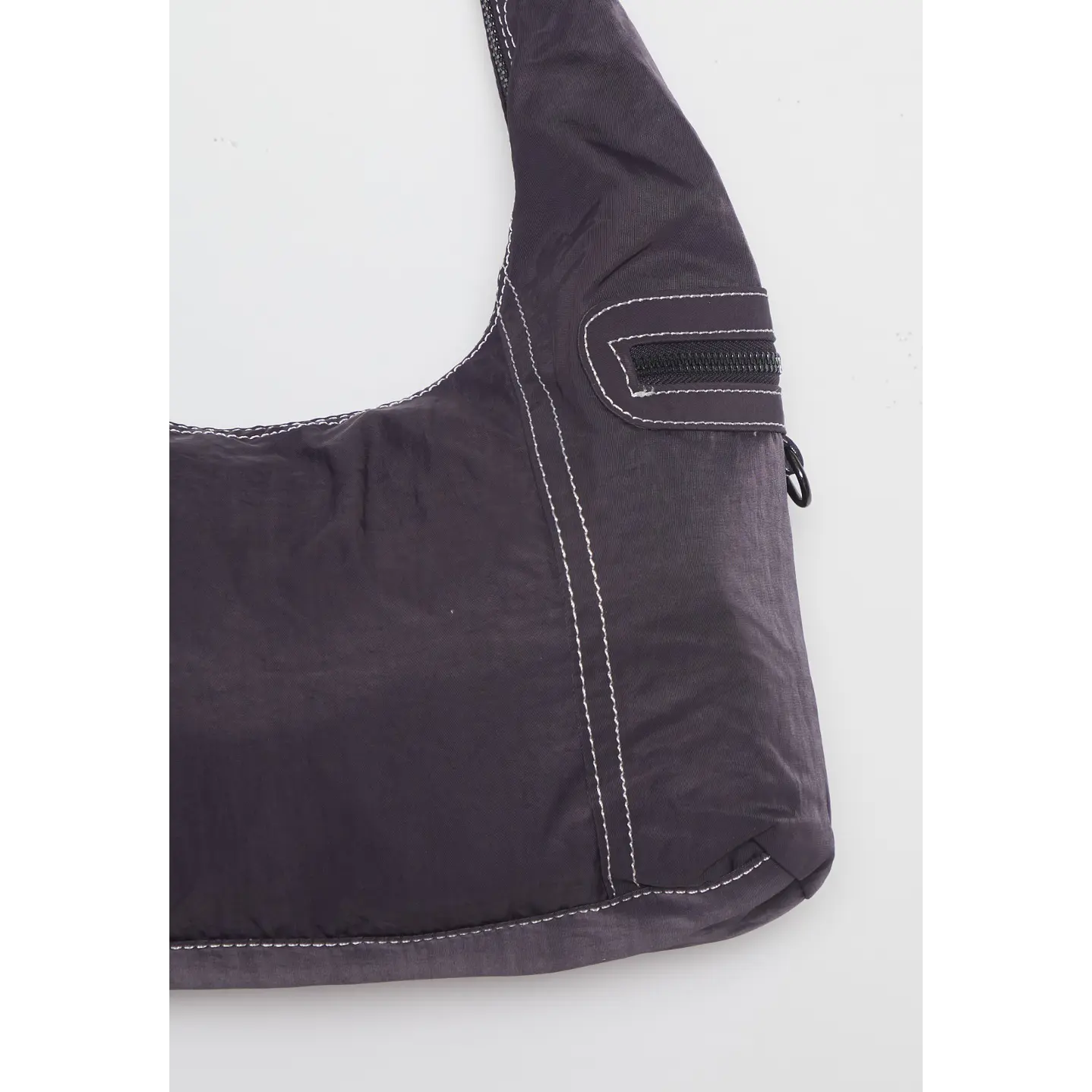 Cartera Tela Mujer Gris 3