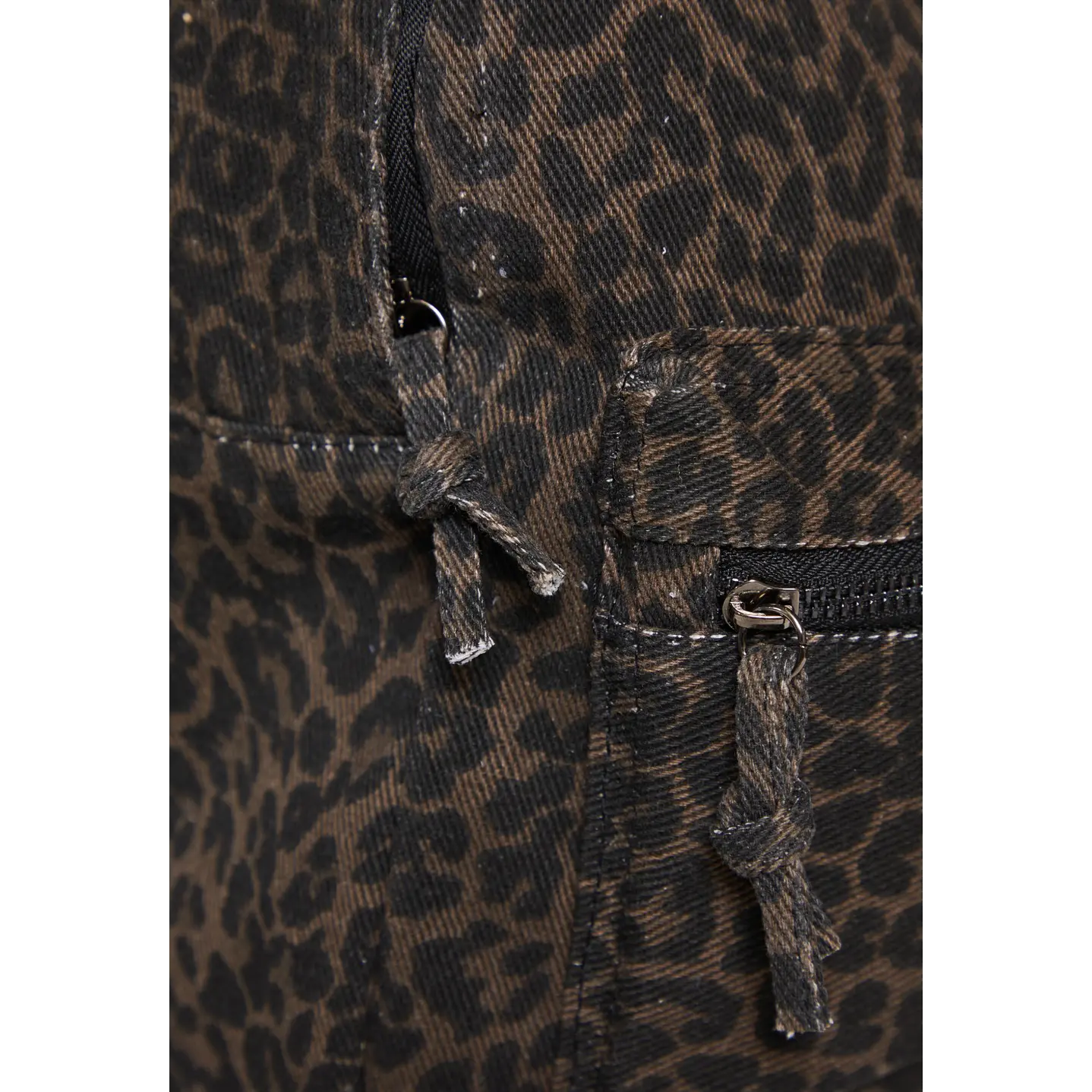 Mochila Animal Print Mujer Café 3