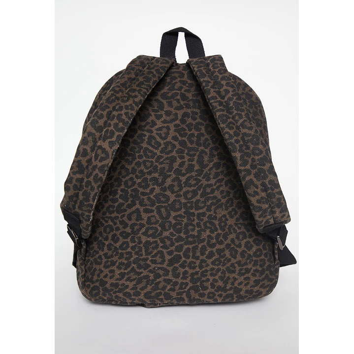 Mochila Animal Print Mujer Café 2