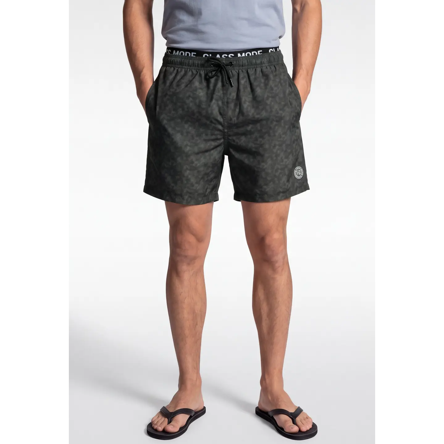 Traje De Baño Hombre Gris 1