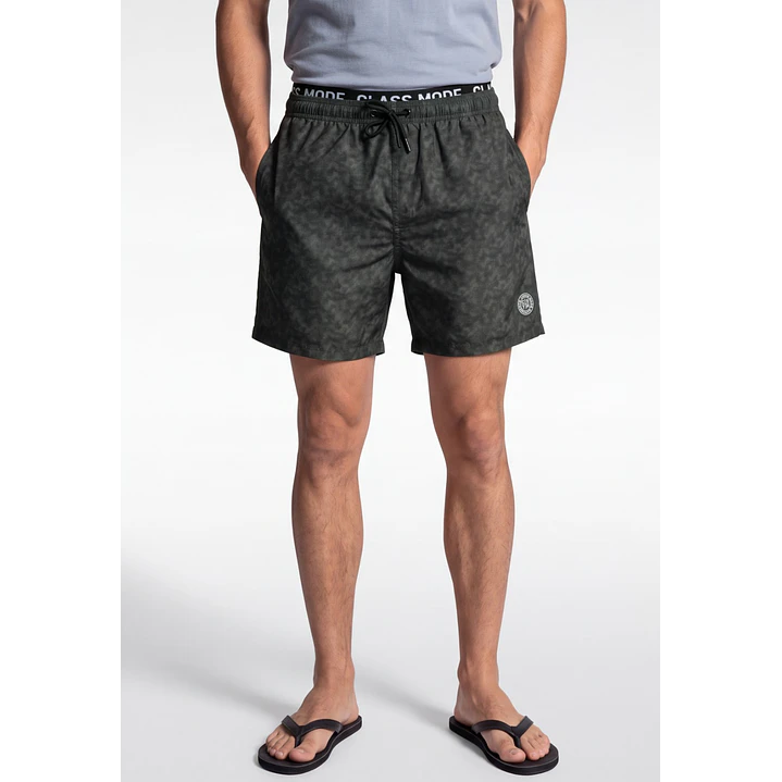 Traje De Baño Hombre Gris 1