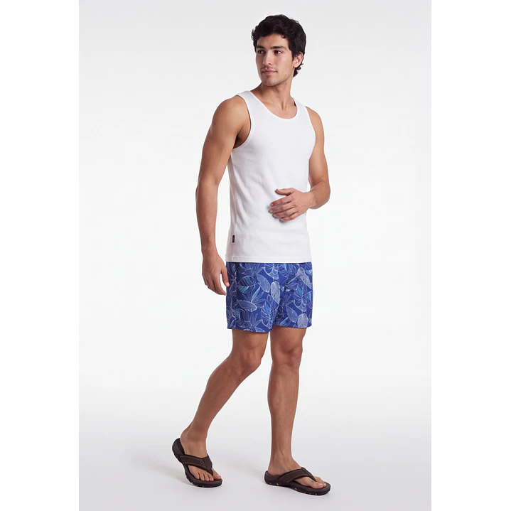 Traje De Baño Hombre Azul  3