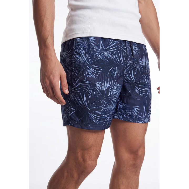 Traje De Baño Hombre Azul 4