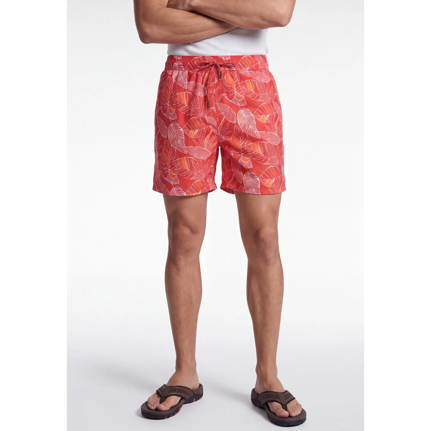 Traje De Baño Hombre Rojo 1