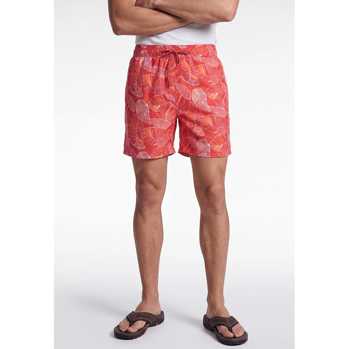 Traje De Baño Hombre Rojo 1